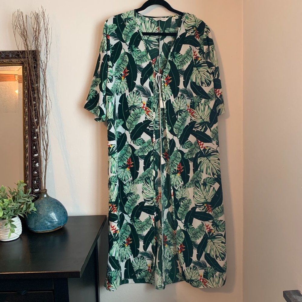Rachel Zoe Tropical Swimsuit Coverup